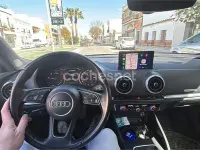 Usado Audi A3 S-Line 116 CV (85 kW) 2019 Negro Berlina