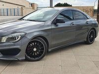 Usado Mercedes CLA220 AMG line 170 CV (125 kW) 2013 Gris / plata Berlina
