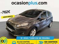 Usado Ford Fiesta Trend 82 CV (60 kW) 2017 Negro Utilitario