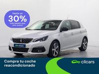 Usado Peugeot 308 GT-line 130 CV (95 kW) 2018 Blanco Berlina