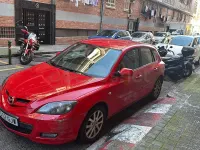 Brugt Mazda 3 Sportive 109 HK (80 kW) 2008 Rød Sedan