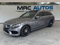 Usado Mercedes C220 AMG line 170 CV (125 kW) 2016 Gris / plata Familiar