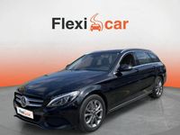 Usado Mercedes C200 150 CV (110 kW) 2018 Negro Familiar
