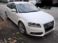 Usado Audi A3 S-Line 105 CV (77 kW) 2009 Blanco Utilitario