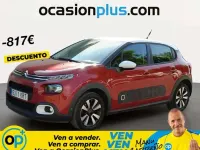 Usado Citroën C3 Feel 82 CV (60 kW) 2018 Rojo Utilitario