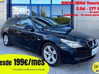 Usado BMW 520 184 CV (135 kW) 2010 Negro Familiar