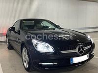 Usado Mercedes SLK200 184 CV (135 kW) 2013 Negro Descapotable