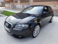 Usado Audi A3 Attraction 150 CV (110 kW) 2007 Negro Utilitario