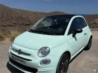 Usado Fiat 500C Pop 69 CV (50 kW) 2018 Azul Descapotable