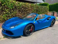 Usado Ferrari 488 669 CV (492 kW) 2018 Azul Descapotable