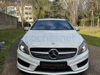 Usado Mercedes A180 AMG line 122 CV (89 kW) 2015 Blanco Berlina