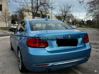 Usado BMW 218 150 CV (110 kW) 2017 Azul Coupe