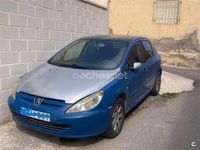 Usado Peugeot 307 90 CV (66 kW) 2002 Azul Berlina