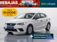 Usado Seat Ibiza Reference 95 CV (69 kW) 2017 Blanco Berlina
