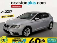 Usado Seat Leon Style 110 CV (80 kW) 2018 Plateado Utilitario