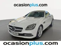Usado Mercedes SLK200 184 CV (135 kW) 2014 Blanco Descapotable