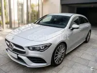 Usado Mercedes CLA200 Shooting Brake 150 CV (110 kW) 2020 Gris / plata Familiar