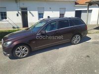 Usado Mercedes C200 Avantgarde 136 CV (100 kW) 2011 Marrón Familiar