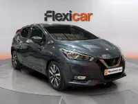 Usado Nissan Micra N-Connecta 90 CV (66 kW) 2017 Gris Utilitario