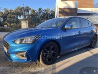 Usado Ford Focus ST-Line 125 CV (91 kW) 2019 Azul Berlina