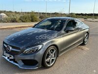 Usado Mercedes C220 170 CV (125 kW) 2017 Gris / plata Coupe