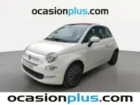 Usado Fiat 500 Lounge 69 CV (50 kW) 2018 Blanco Descapotable