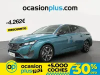 Usado Peugeot 308 Allure 130 CV (95 kW) 2024 Azul Familiar