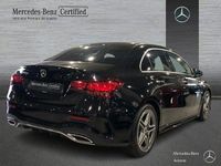 Usado Mercedes A200 AMG line 150 CV (110 kW) 2023 Negro noche