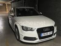 Usado Audi A3 S-Line 110 CV (80 kW) 2015 Blanco Berlina
