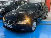 Usado Seat Leon Style 110 CV (80 kW) 2016 Negro Berlina
