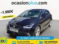 Usado Seat Ibiza FR 150 CV (110 kW) 2024 Negro Utilitario
