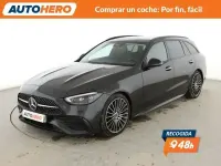 Occasion Mercedes C220 AMG line 200 PK (147 kW) 2022 Grijs Stationwagen