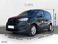 Usado Peugeot Partner 130 CV (95 kW) 2024 Negro Monovolumen