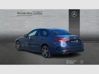 Usado Mercedes C220 AMG line 200 CV (147 kW) 2025 Azul Berlina
