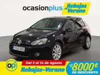 Usado VW Golf VI Sportline 105 CV (77 kW) 2009 Negro Utilitario