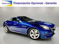 Usado Mercedes SLC250 204 CV (150 kW) 2017 Azul Descapotable