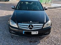Usado Mercedes C220 Avantgarde 150 CV (110 kW) 2007 Negro Berlina