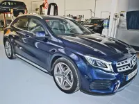 Usado Mercedes GLA200 AMG line 156 CV (114 kW) 2017 Azul SUV