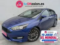 Usado Ford Focus ST-Line 125 CV (91 kW) 2017 Azul Berlina