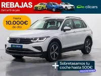 Usado VW Tiguan Life 123 CV (90 kW) 2022 Blanco SUV