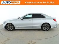Usado Mercedes C200 AMG line 197 CV (144 kW) 2019 Gris Berlina
