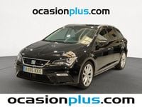 Usado Seat Leon FR 125 CV (91 kW) 2018 Negro Monovolumen