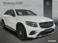 Usado Mercedes GLC250 AMG line 204 CV (150 kW) 2018 Blanco polar