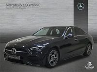 Usado Mercedes C220 AMG line 200 CV (147 kW) 2021 Gris Berlina