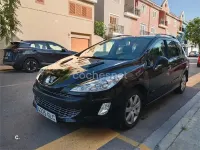 Usado Peugeot 308 SW 90 CV (66 kW) 2010 Negro Familiar