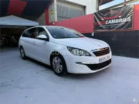 Usado Peugeot 308 SW Active 120 CV (88 kW) 2015 Blanco Familiar