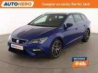 Usado Seat Leon FR 150 CV (110 kW) 2020 Azul