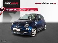 Usado Fiat 500 Dolcevita 70 CV (51 kW) 2021 Azul Descapotable