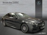 Usado Mercedes C220 AMG line 200 CV (147 kW) 2023 Gris Berlina