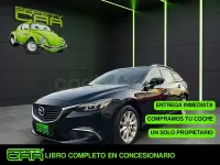 Usado Mazda 6 Style 150 CV (110 kW) 2015 Negro Familiar